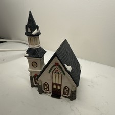 Holiday Time Village Collectible Country Church picture