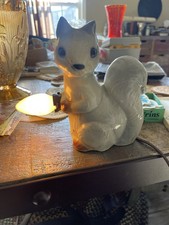 Vintage Hankscraft Squirrel Night Light Lamp USA Ceramic Works picture