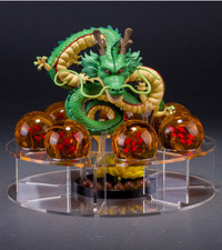 Anime Dragon with 7 balls Dragon Stereo Ball Z Stand Stars Crystal Green picture