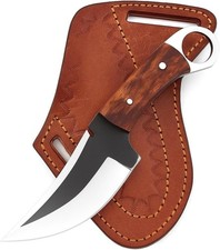 Handmade Tracker Hunting Knife 8 Inch Carbon Steel Full Tang Fixed Blade Camping picture