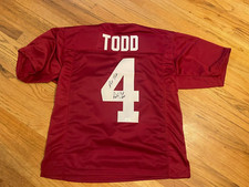 Richard Todd Signed Alabama Crimson Tide Jersey (JSA COA) New York Jets QB 7 Yrs picture