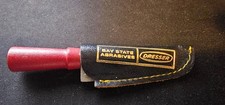 Vintage Bay State Abrasives Dresser Fish Hook Sharpening Stone picture