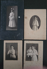 4 VTG Photos, Pretty Young Woman, Vallejo, California, C1900-1910 picture