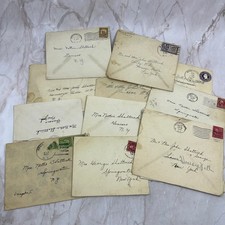 1920-50s John George Nettie Shattuck NY Set of Postal Cover Envelopes TG9-PC-6 picture