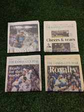 2015 Royals Kansas City Star Newspaper MLB World Series Run - 4 issues picture