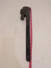 Antique 1890s TRIMO Pipe Wrench Trimont Roxbury Mass Vintage 1889 23