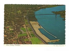 Penn's Landing, Philadelphia - Aerial View, Vintage Postcard Unposted picture