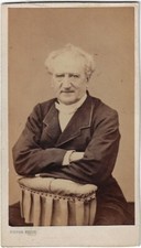 Original Photo cdv c1865 Jean-Baptiste F. Provost actor comedian Pierre Petit picture