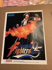 Original 11- 8” 1995 Kind Of Fighters 95 Neo Geo Snk Mvs arcade  game AD FLYER picture