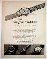 Caravelle Bulova Watch Ad Vintage Original Magazine Print 1971 Companion picture