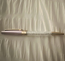 Swarovski Crystal Pen Metal with Chrome Trim and Black Pouch picture