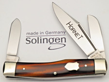 1990's SIMMONS HARDWARE GERMANY by Olbertz - Stock Knife - Nice Amber Handles picture
