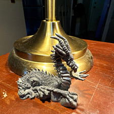 Vintage 1999 Rawcliffe Pewter Dragon #1141019 Made in USA Fantasy Figurine picture