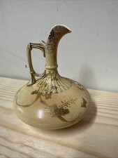 Antique A K Ewer Handpainted Gilded Pitcher Vase picture