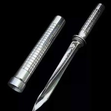 HANDMADE COMMANDO TRIPLE TWISTED TRI BLADED FORCE FIXED FREE USA DUTY PAID KNIFE picture