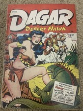 Dagar Desert Hawk #14 (1) - 1948 GGA Classic Bondage Cover Negligee panels FOX picture