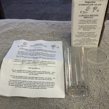Vintage Stage Magic Trick by Steven Dick Superior Hydrostatic Glass Disk Cup picture