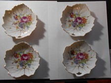 Vintage Nasco Floral Saucer Plates-set of four  Japan 5