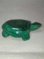 Malachite Turtle Hand Carved and Polished  picture
