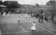 Breakers Tennis Court Nahcotta Washington WA - Reprint picture