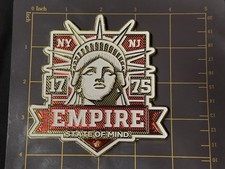 Empire 250 Anniversary Challenge Coin BIG LARGE XXL White N Gold picture