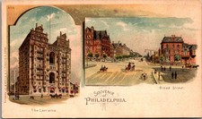 1898-1907 Souvenir of Philadelphia The Lorraine Broad Street Postcard picture