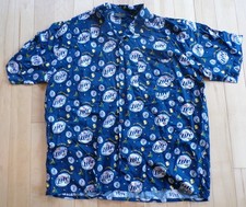 Miller Lite, It's Miller Time fancy dress shirt, 100% rayon, Large size picture