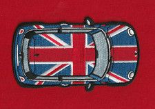 Vintage Embroidered Patch British Flag for Austin Powers MINI Cooper Top View picture