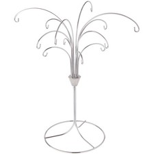 Arm Silver Metal Ornament Display Stand 11.5in H x 10in W picture