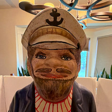 Vintage Holland Mold Ceramic Sea Captain Statue 21