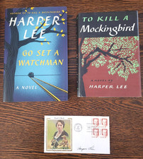HARPER LEE SIGNED FDC  GO SET A WATCHMAN 1ST EDITION TO KILL A MOCKINGBIRD BCE picture
