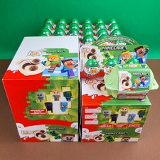 24PCS Kinder Joy Minecraft Treat + Toy Surprise Eggs Factory Sealed BB 22.09.26 picture