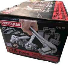 NOS Sears Craftsman 175 pieces Mechanics Tool Set Complete 34175 USA  picture