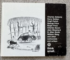 Think Small Volkswagen Cartoonists Book 1967 Charles Addams Steig VW Ads picture