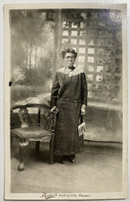 1920s Antique Photo African American Matriarch Woman Beaded Purse Rensler Cincy picture