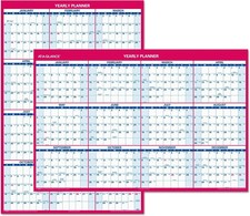 AT-A-GLANCE 2026 Erasable Calendar, Dry Erase Wall Planner, 48 x 32 picture