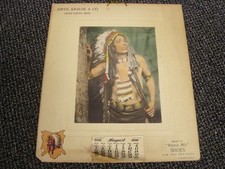 1906 Hirth Krause Rouge Rex Shoes Indian Chief Calendar w/Pad, Grand rapids, MI picture