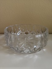 Gorham Heavy Cut Crystal Lady Anne Large Salad Bowl 9.25