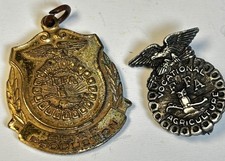 Vintage FFA Future Farmers of America (FFA) Award Pins Agriculture - Lot of 2 picture