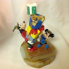Disney Ron Lee Mickey & Goofy '03  LE Figure Statue Figurine w/COA picture