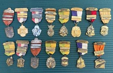 Lot of 15 Vintage 1950s NRA Shooting Medals Rifle Club Collection Los Angeles picture