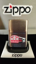 ZIPPO 2007 The Congress Street Diner Lighter. Brushed Chrome. Mint Condition picture