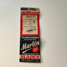The Marlin Firearms Co. New Haven CT Vintage Matchbook Cover 5MB125-3 picture