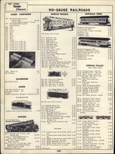 1955 PAPER AD HO Gauge Train Binkley Model Bowser Articulated Locomotive Atlas  picture
