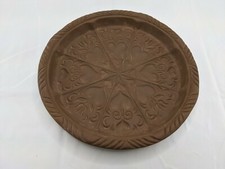 Hartstone Pottery USA Pie Plate Hearts Swirls Baker Stoneware picture