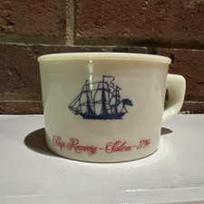 Vintage Shulton Old Spice Shaving Mug Cup Ship Grand Turk Salem 1786 Recovery picture