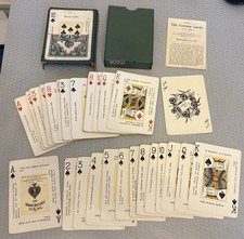 Antique Nile Fortune Telling Cards 1904 Gilt Edges Complete Deck & Instructions picture