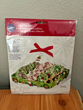 Wilton Holiday Cookie Candy Cakes Tray Gift Kit 4 Sets Bags Ribbons Tags Trays picture