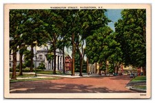 Watertown New York Washington Street Streetview Stamp Brewer Maine picture