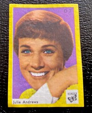 Julie Andrews Rookie Card 1969 Vlinder #D7 Match Cover 1960s The Sound Of Music picture